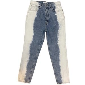 PacSun Bleached Side Ultra High Waisted Slim Fit Jeans